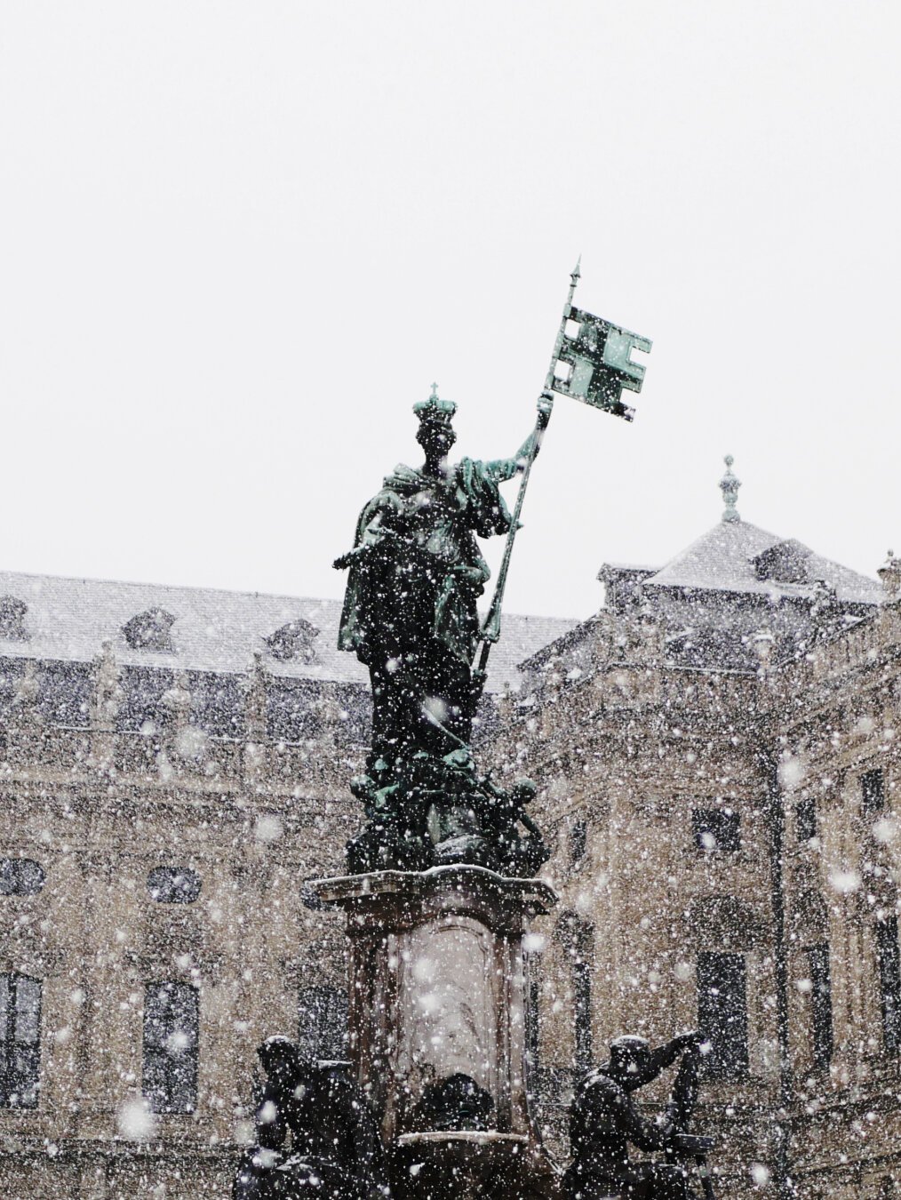 Frankoniabrunnen in Würzburg, Germany