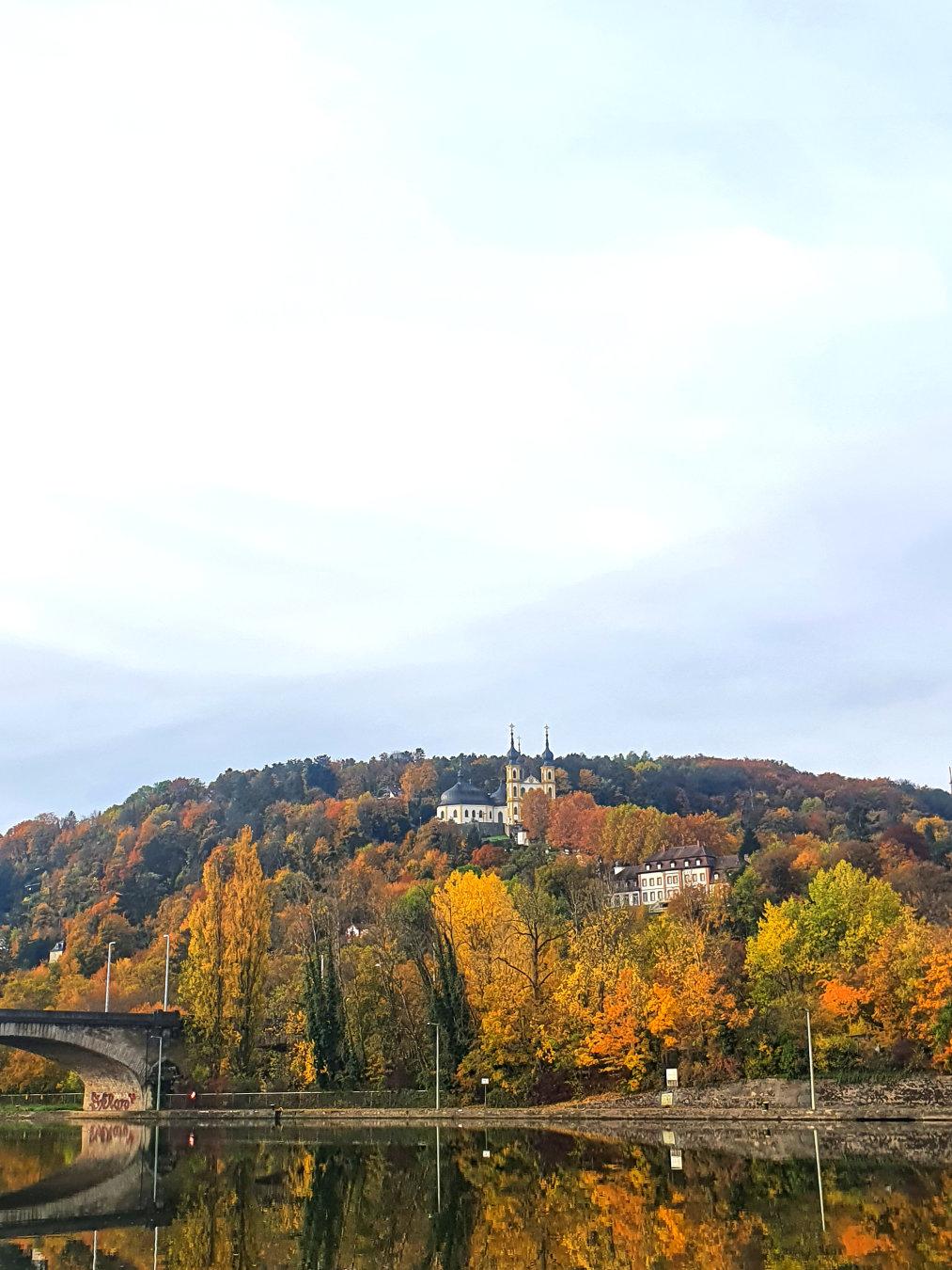 Käppele and Löwenbrücke in Würzburg, Germany