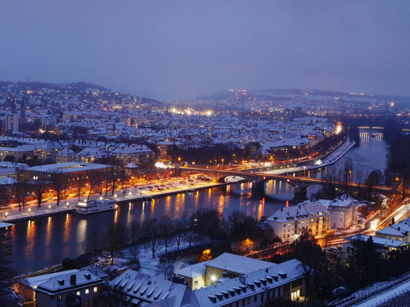 Winter in Würzburg, Germany