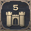 Complete at least 5 upgrades in the stronghold.