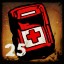 Heal 25 Survivors with a first aid kit.